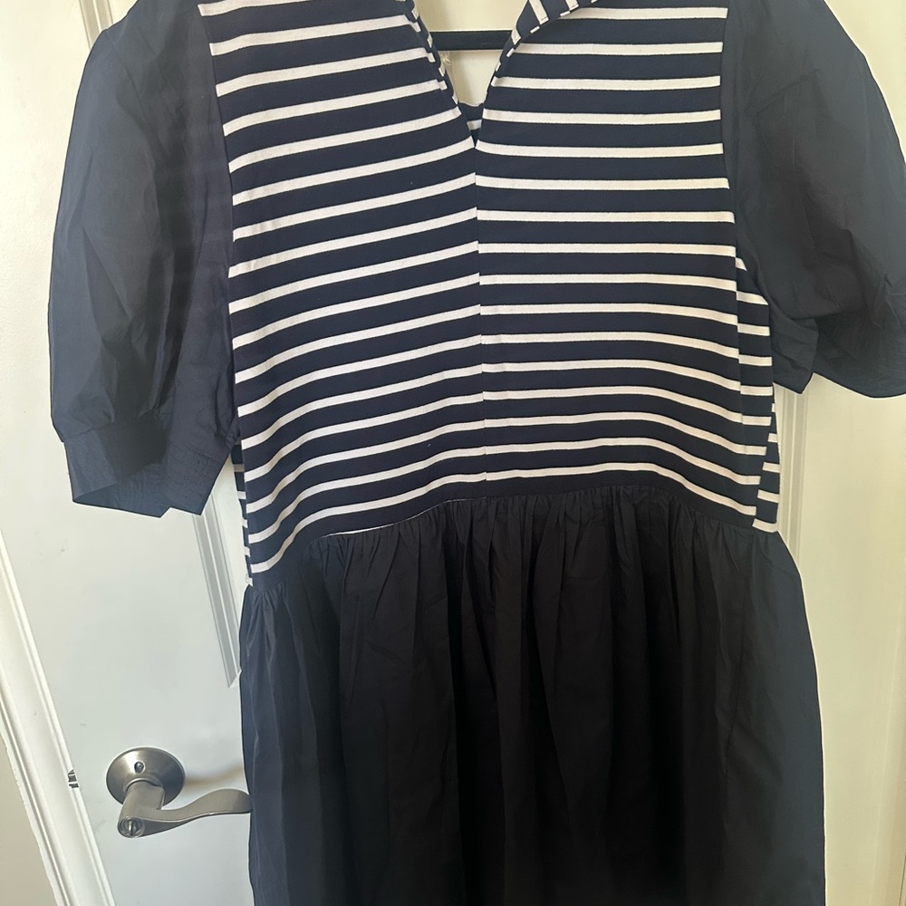 Navy and White dress - Picture 4 of 4